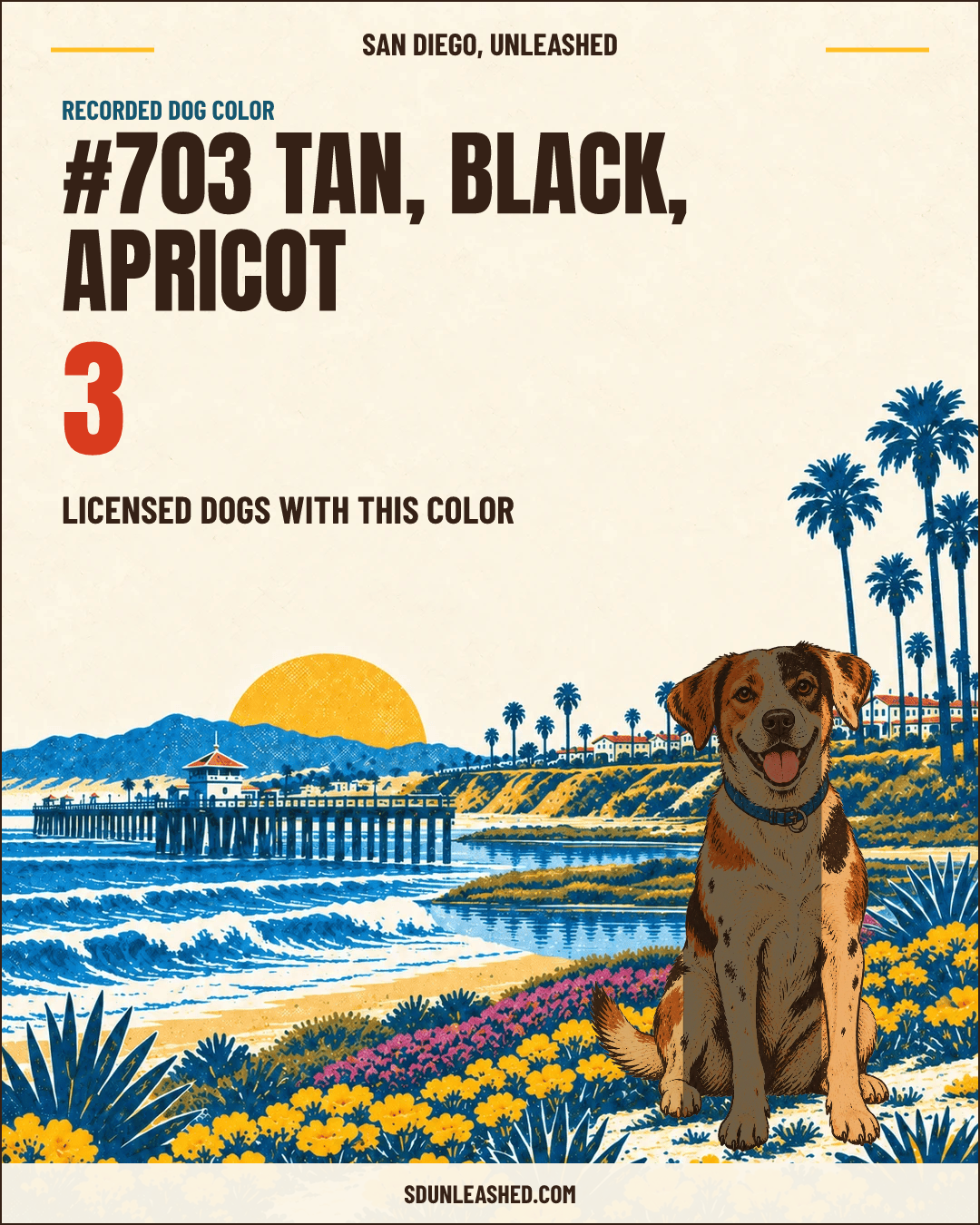 Tan, Black, Apricot share card