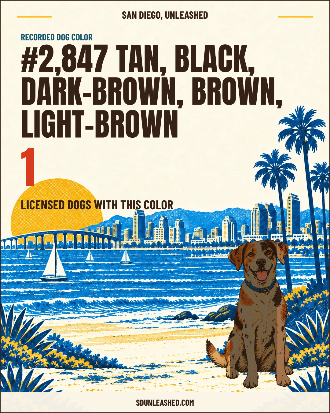 Tan, Black, Dark-brown, Brown, Light-brown share card