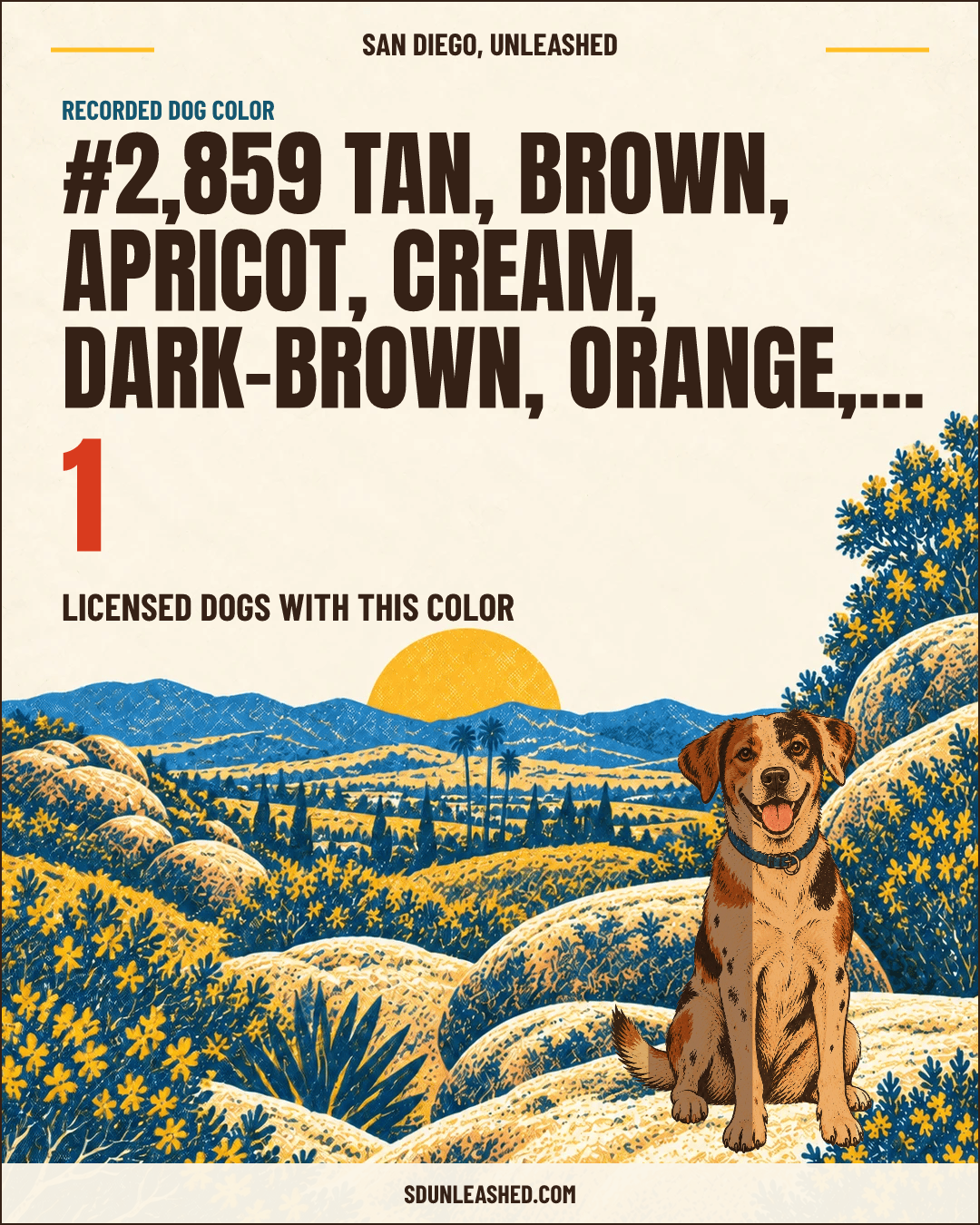 Tan, Brown, Apricot, Cream, Dark-brown, Orange, Golden, White, Black, Dark-grey, Light-grey, Red share card