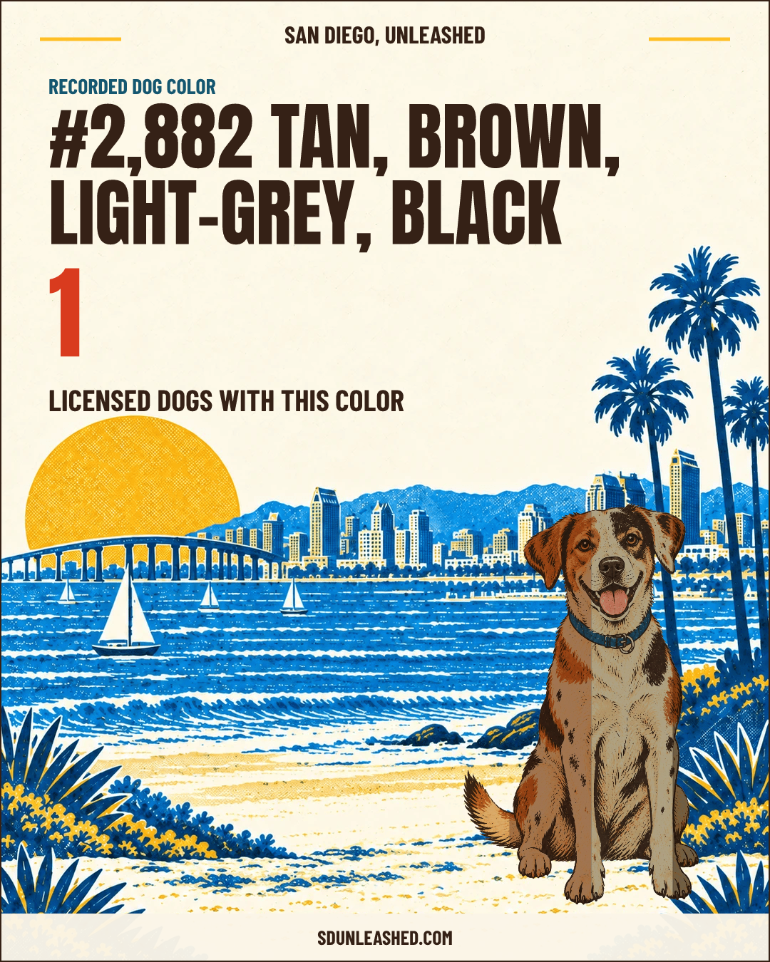Tan, Brown, Light-grey, Black share card