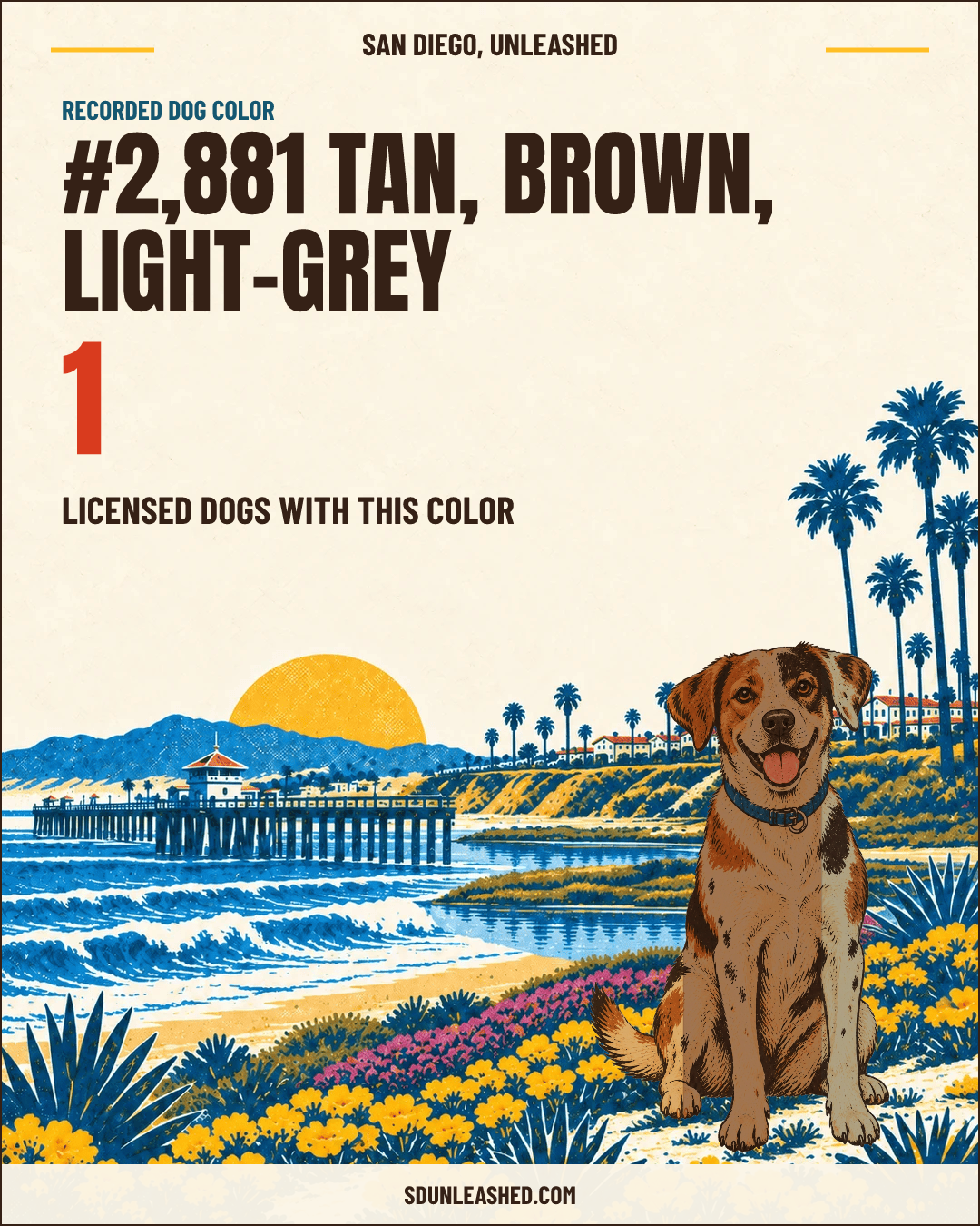 Tan, Brown, Light-grey share card