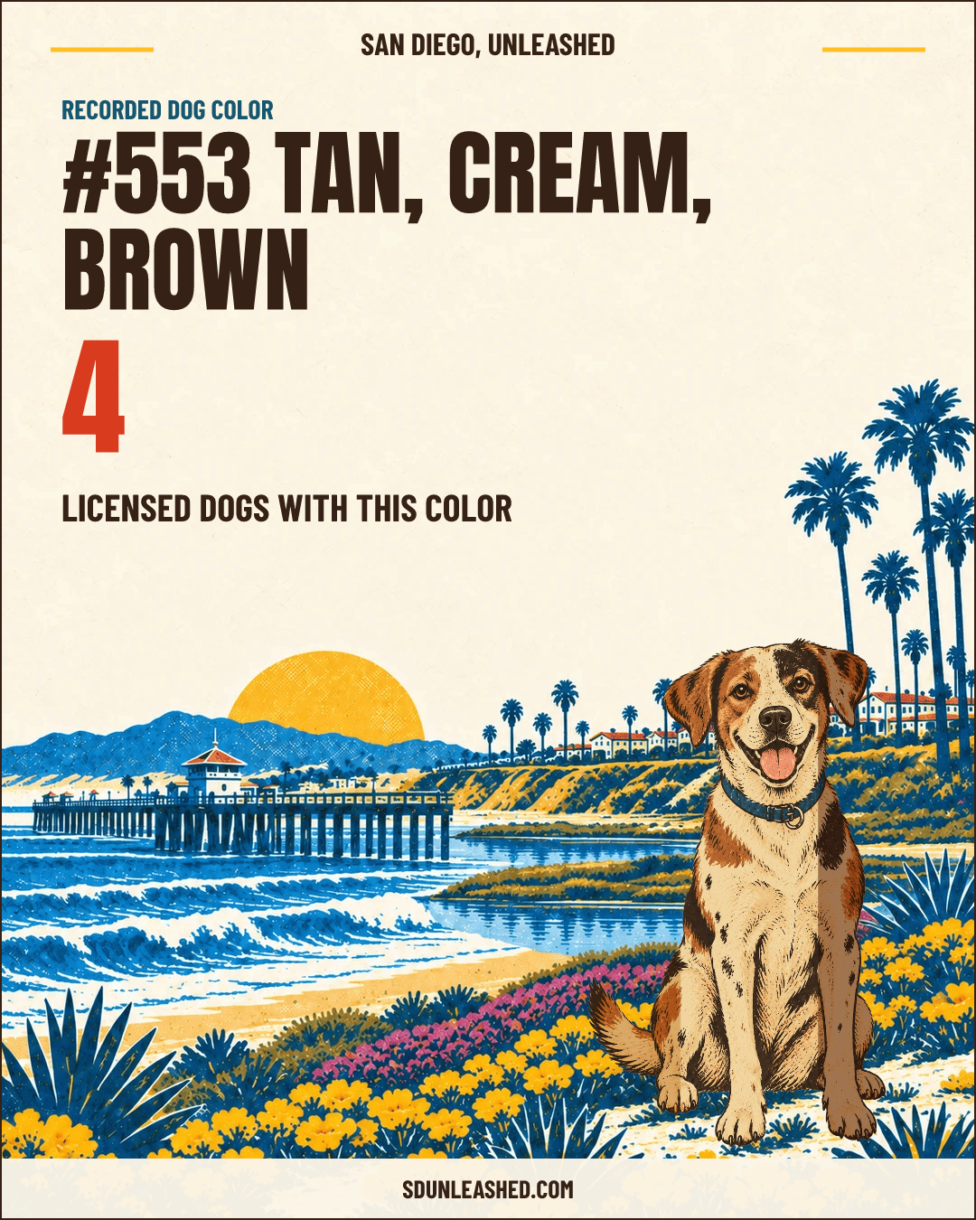Tan, Cream, Brown share card