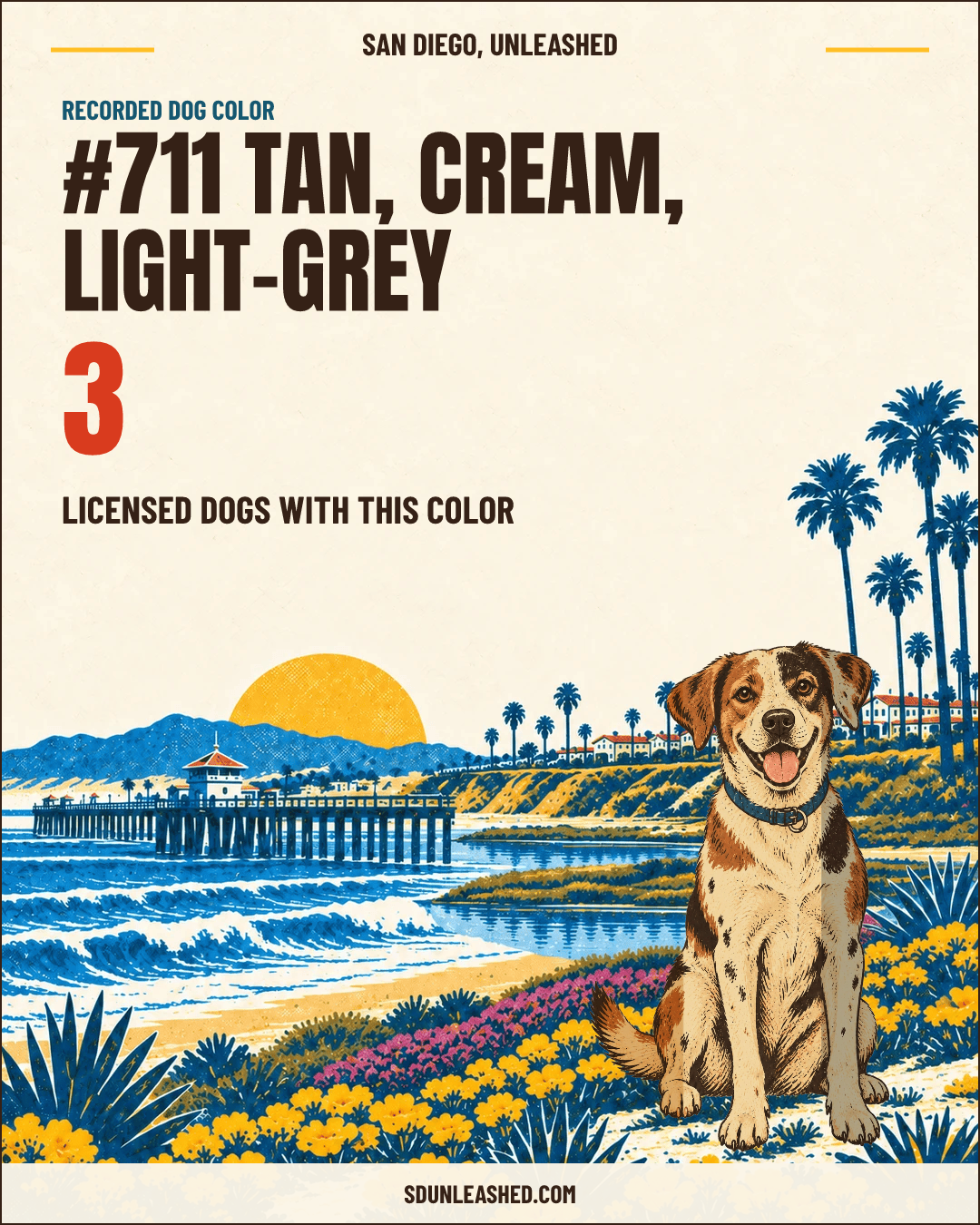 Tan, Cream, Light-grey share card