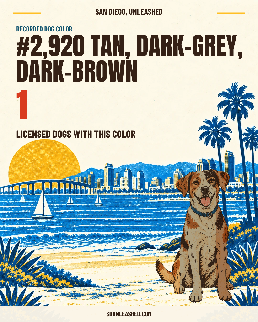 Tan, Dark-grey, Dark-brown share card