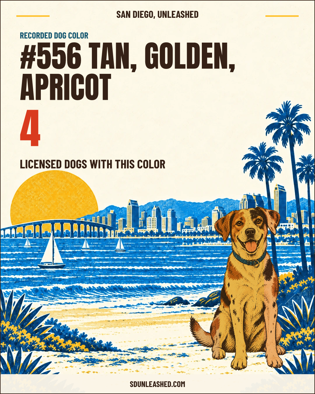 Tan, Golden, Apricot share card