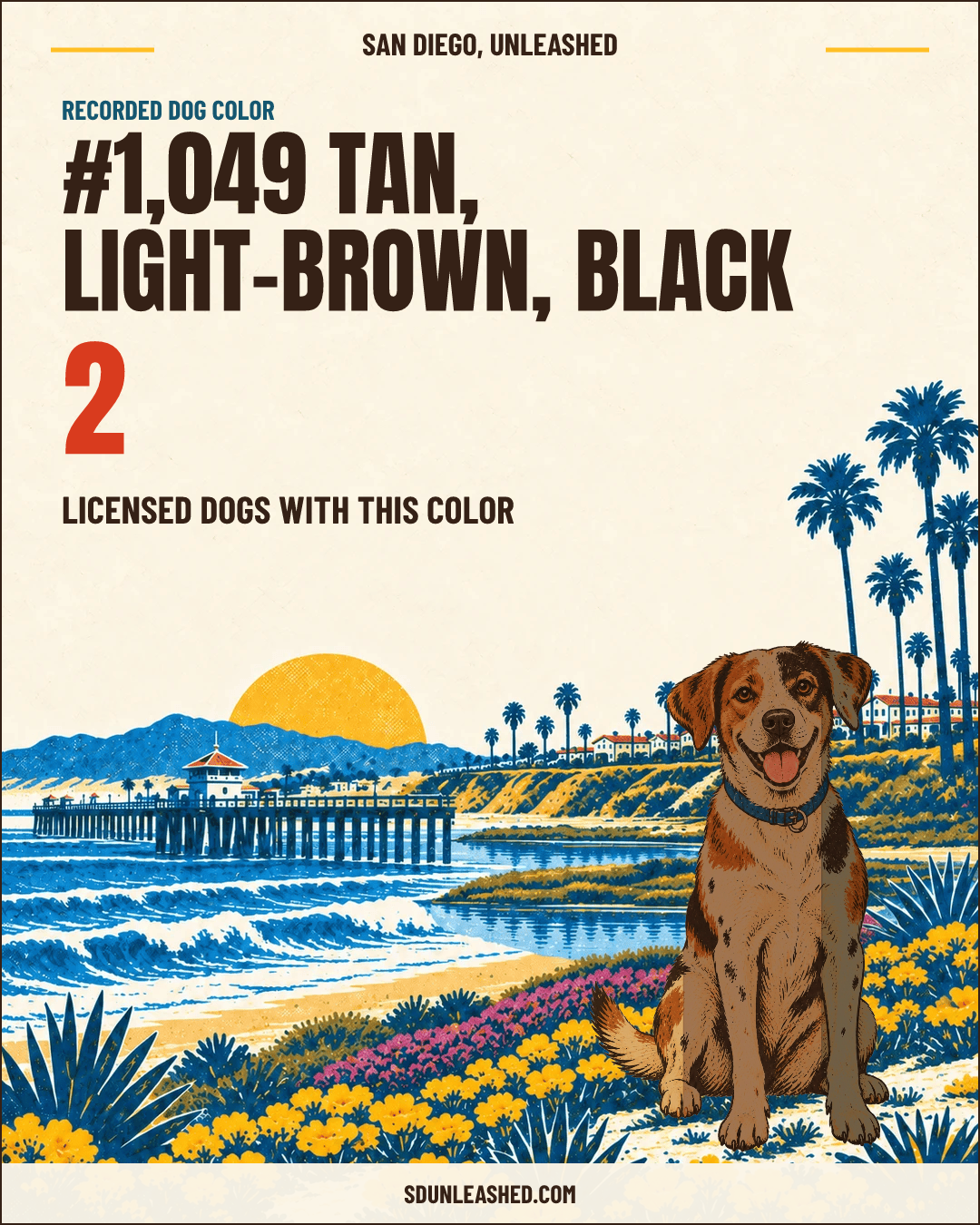 Tan, Light-brown, Black share card
