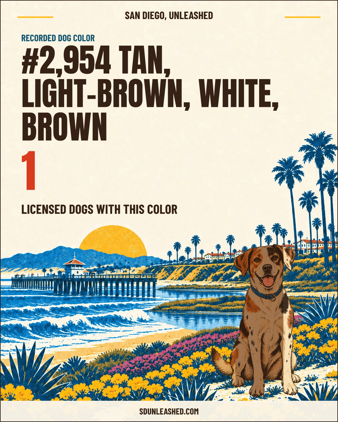Tan, Light-brown, White, Brown share card