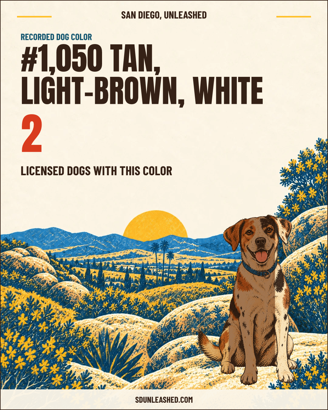 Tan, Light-brown, White share card
