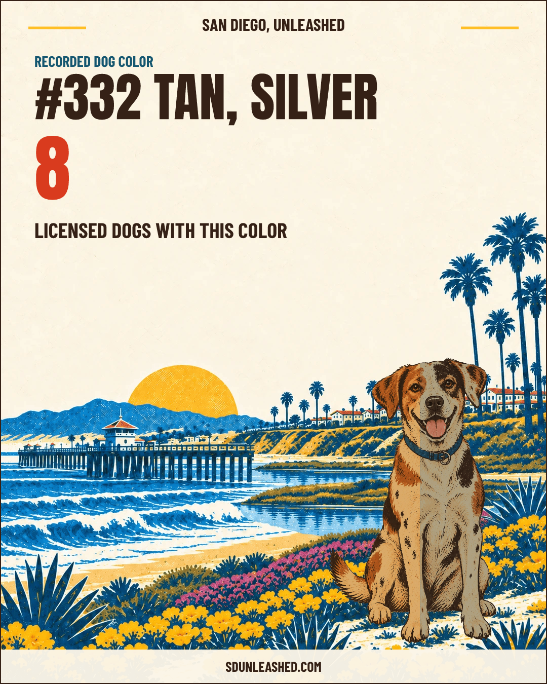 Tan, Silver share card