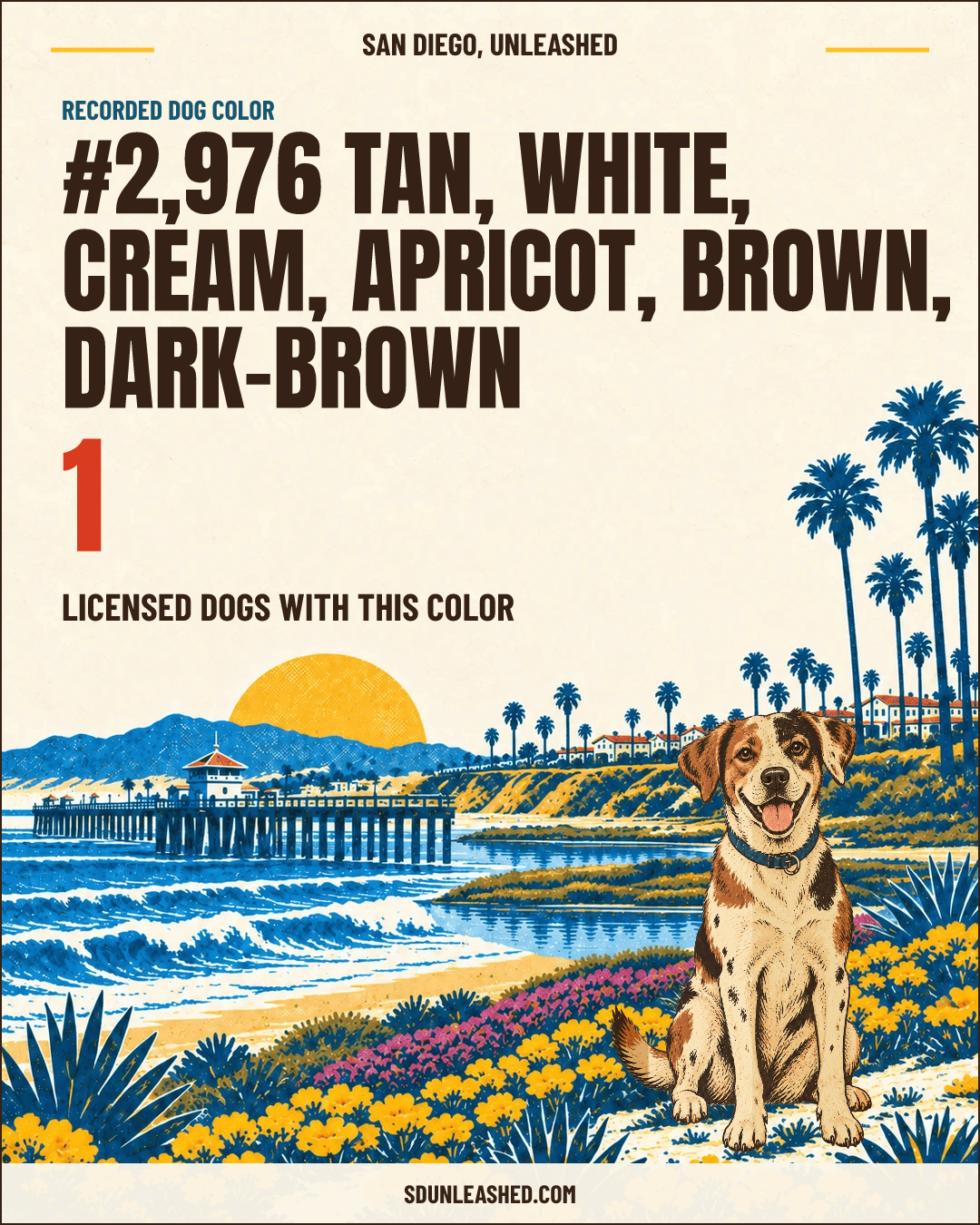 Tan, White, Cream, Apricot, Brown, Dark-brown share card