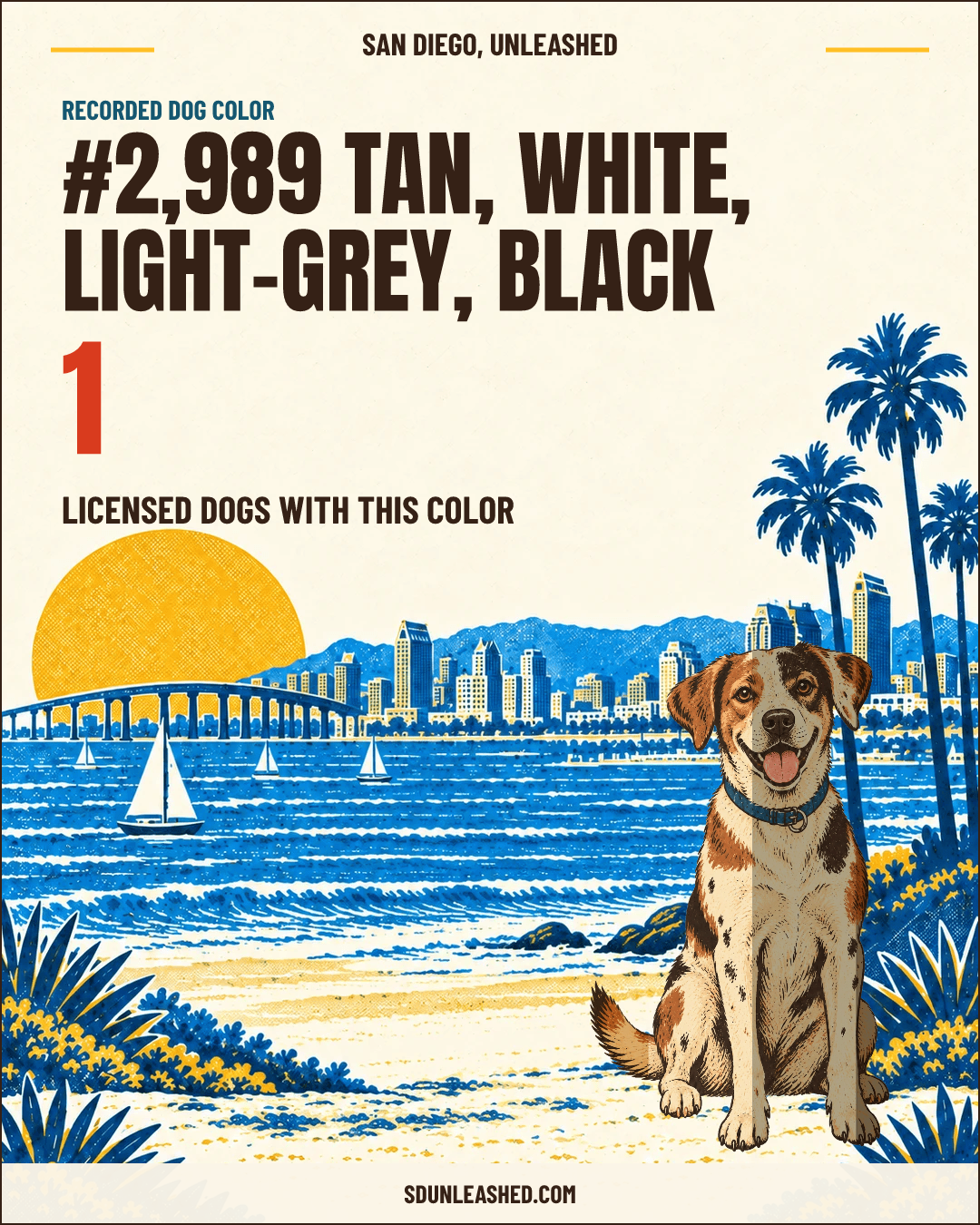 Tan, White, Light-grey, Black share card