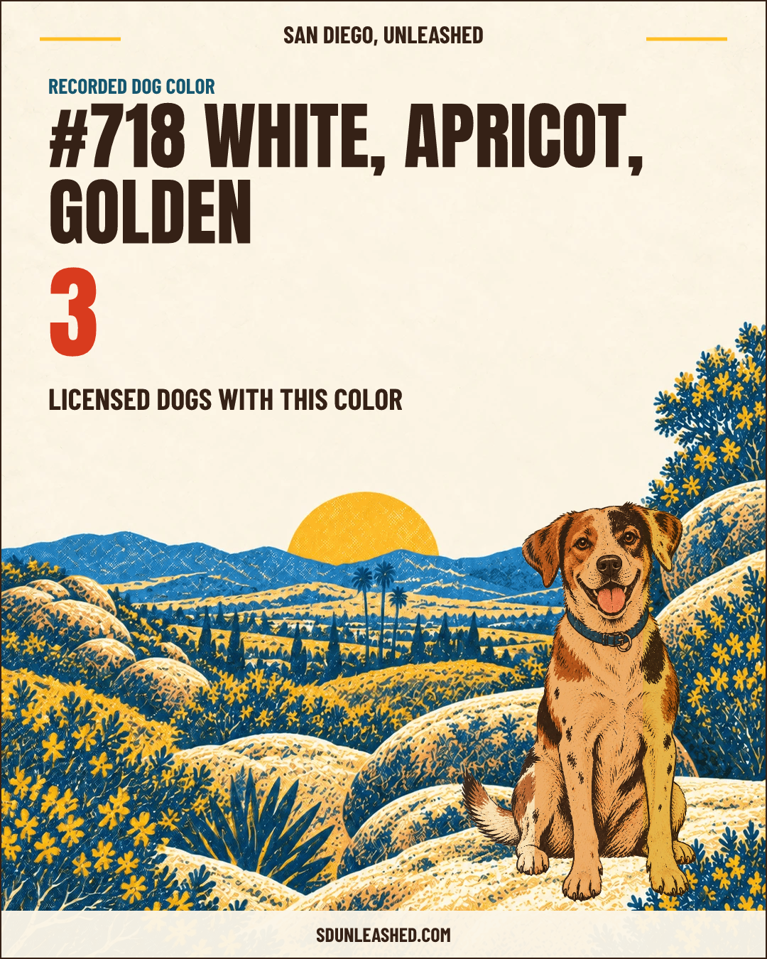 White, Apricot, Golden share card