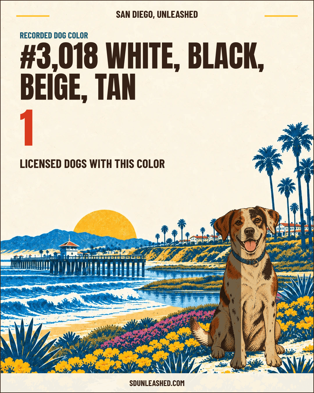 White, Black, Beige, Tan share card