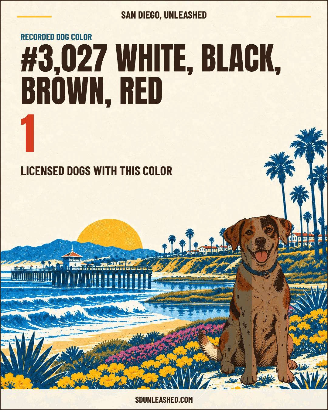 White, Black, Brown, Red share card