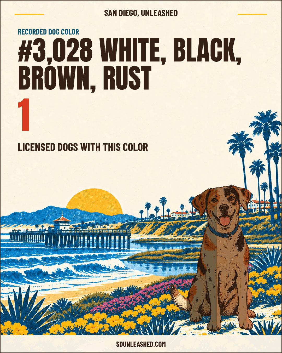 White, Black, Brown, Rust share card