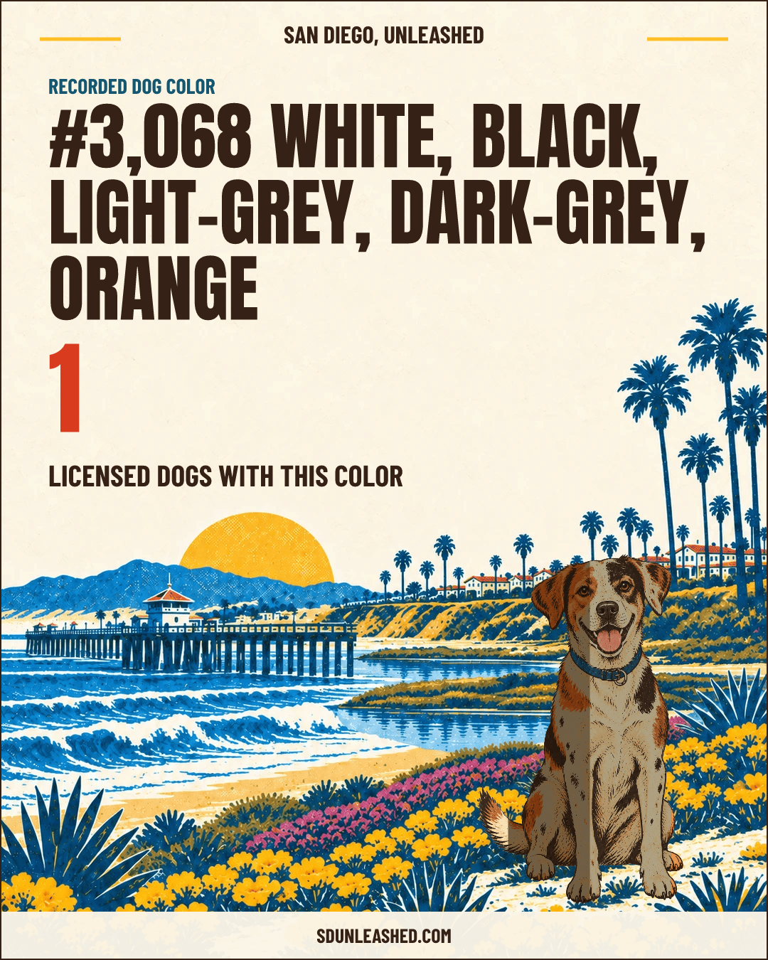 White, Black, Light-grey, Dark-grey, Orange share card