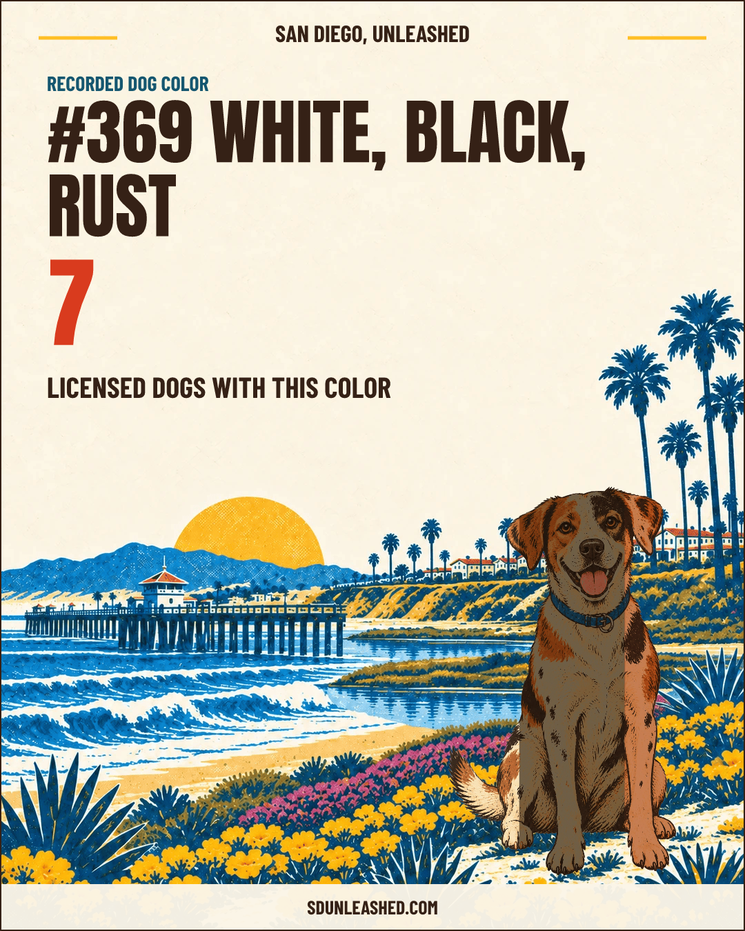 White, Black, Rust share card