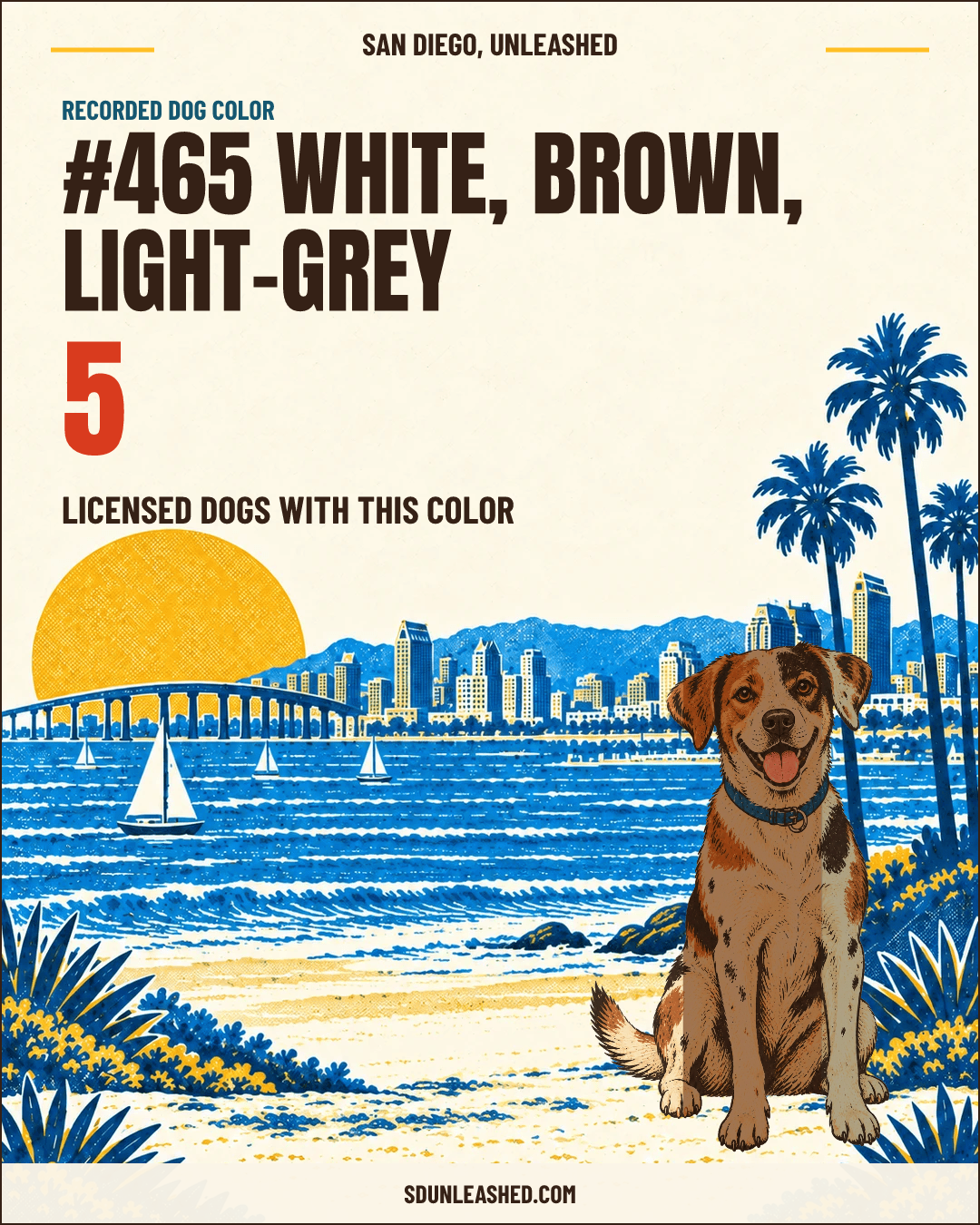 White, Brown, Light-grey share card