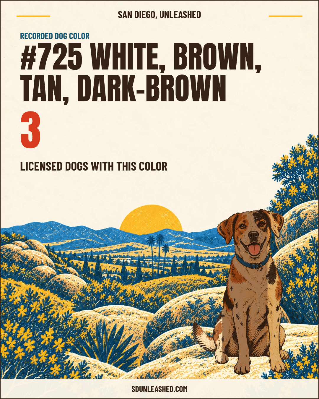 White, Brown, Tan, Dark-brown share card