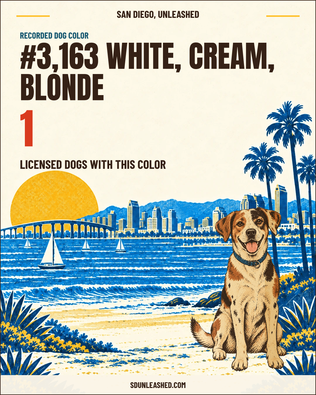 White, Cream, Blonde share card