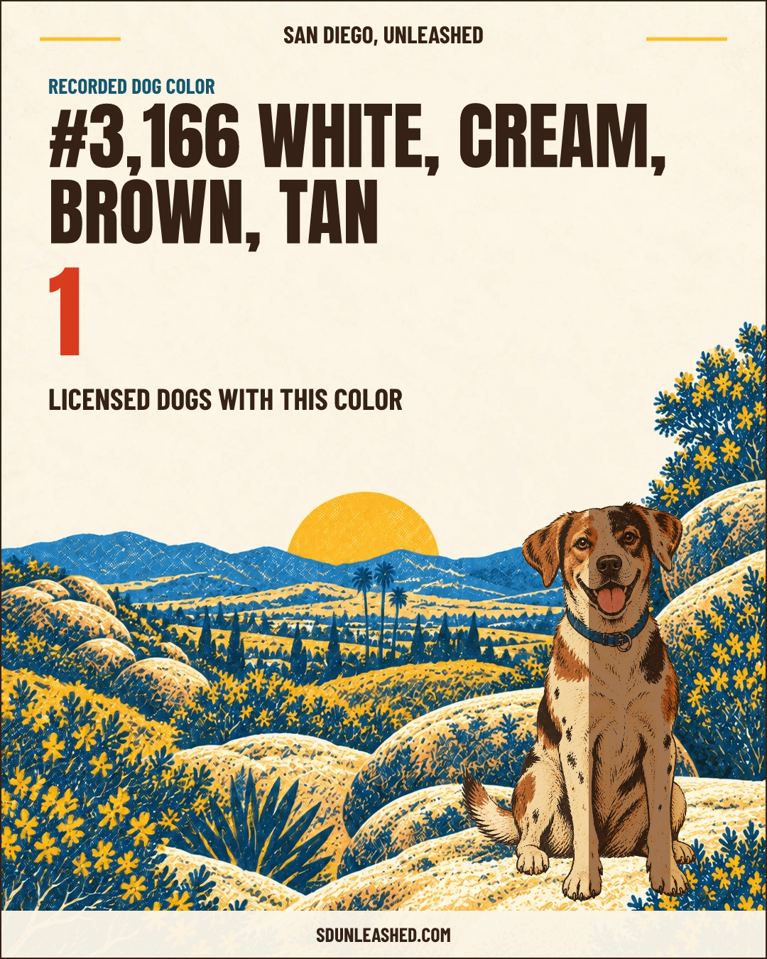 White, Cream, Brown, Tan share card