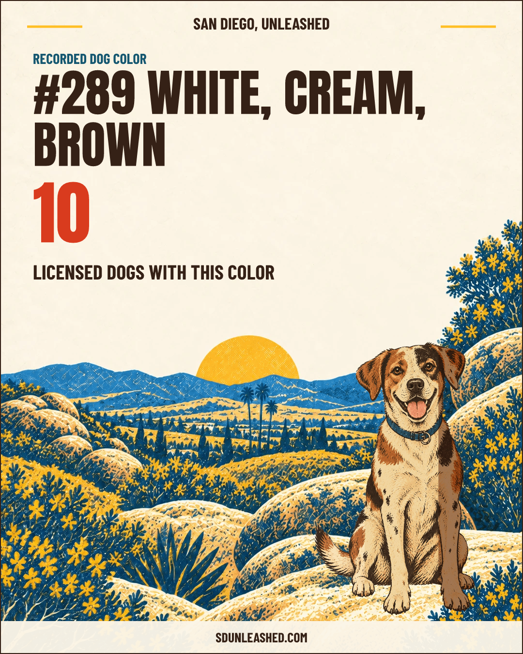 White, Cream, Brown share card