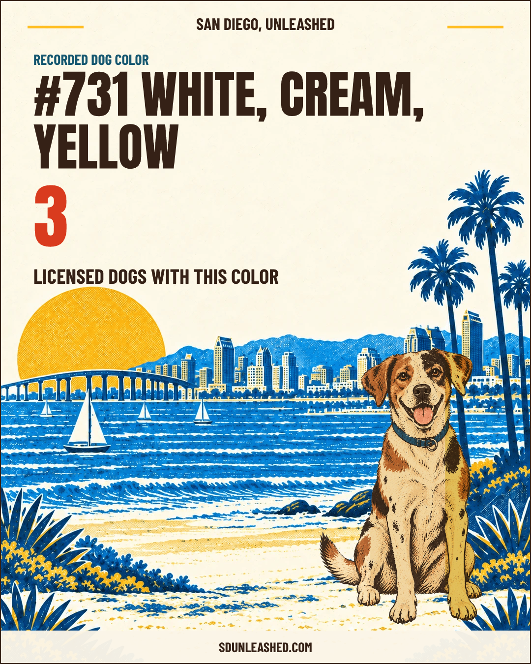 White, Cream, Yellow share card
