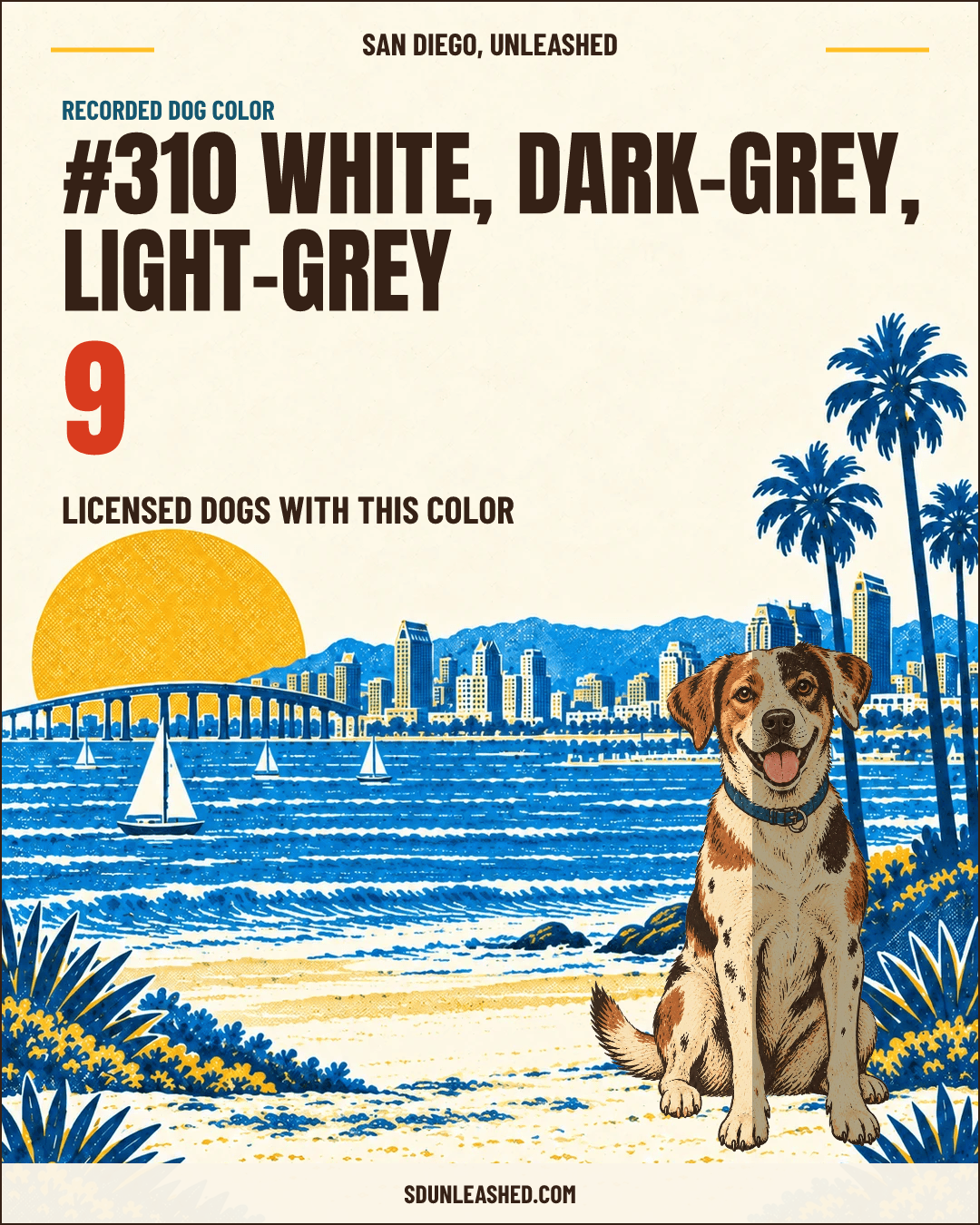White, Dark-grey, Light-grey share card