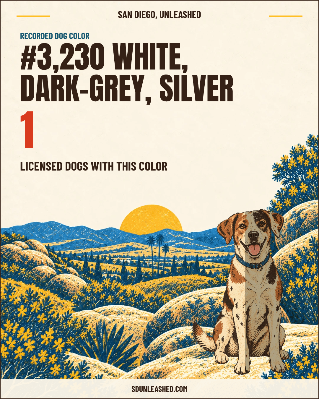White, Dark-grey, Silver share card
