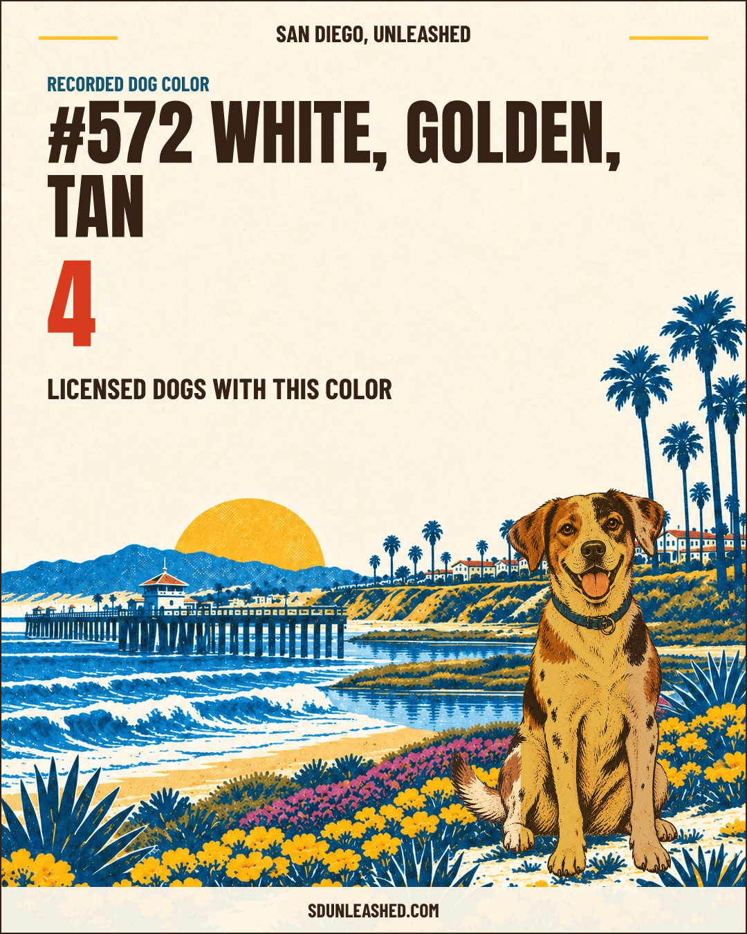 White, Golden, Tan share card