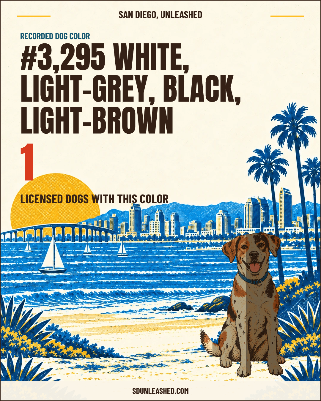 White, Light-grey, Black, Light-brown share card
