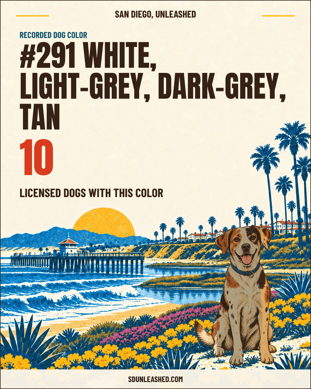 White, Light-grey, Dark-grey, Tan share card