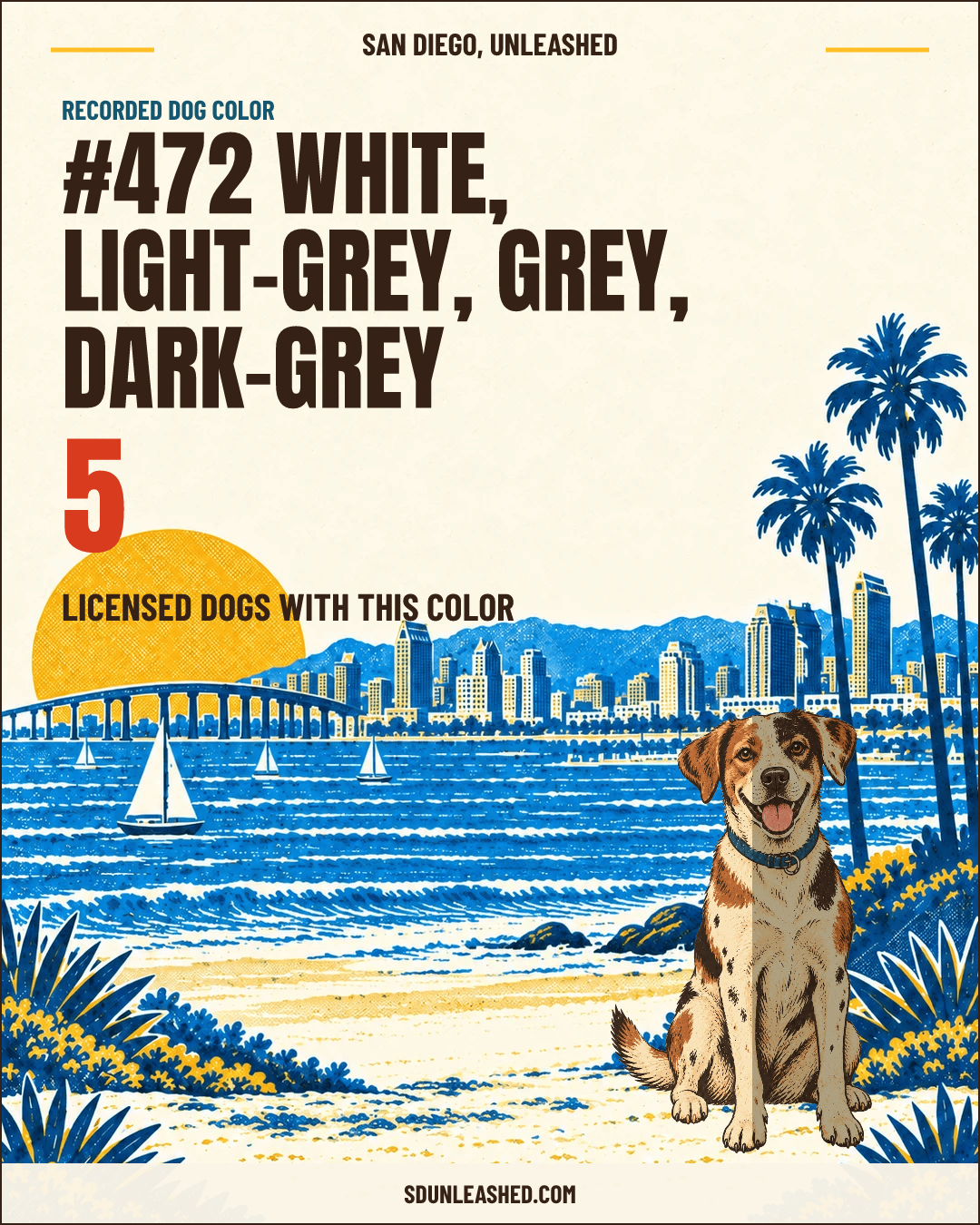 White, Light-grey, Grey, Dark-grey share card
