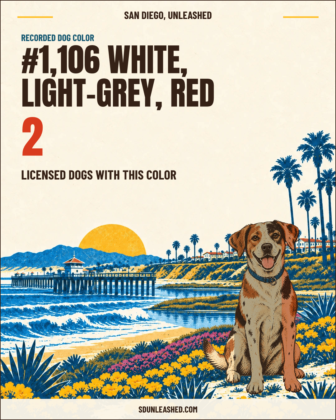 White, Light-grey, Red share card