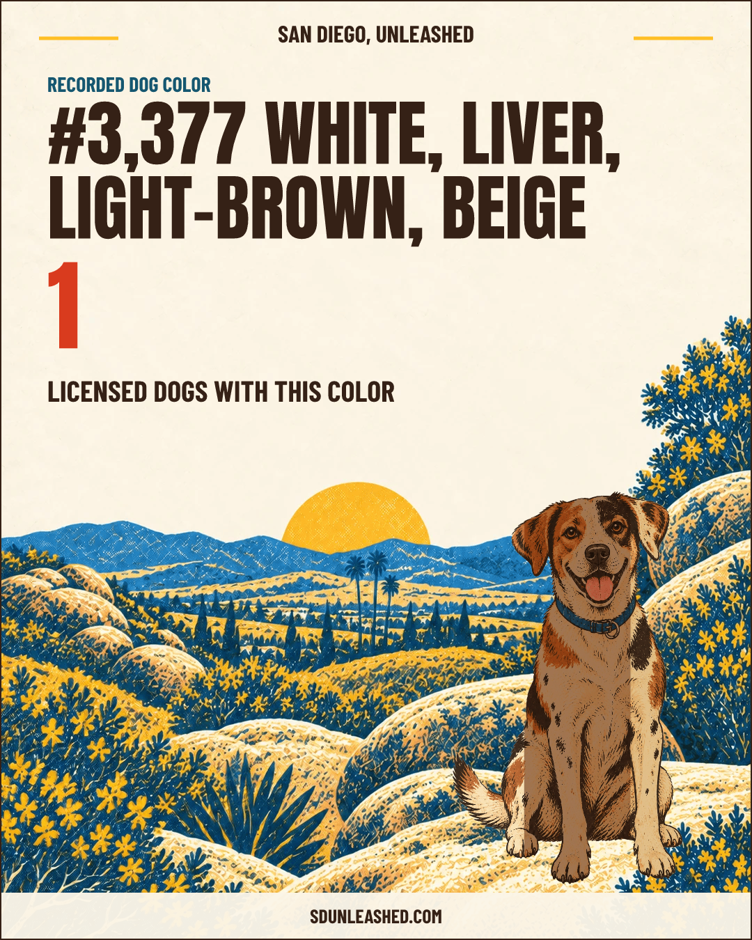 White, Liver, Light-brown, Beige share card