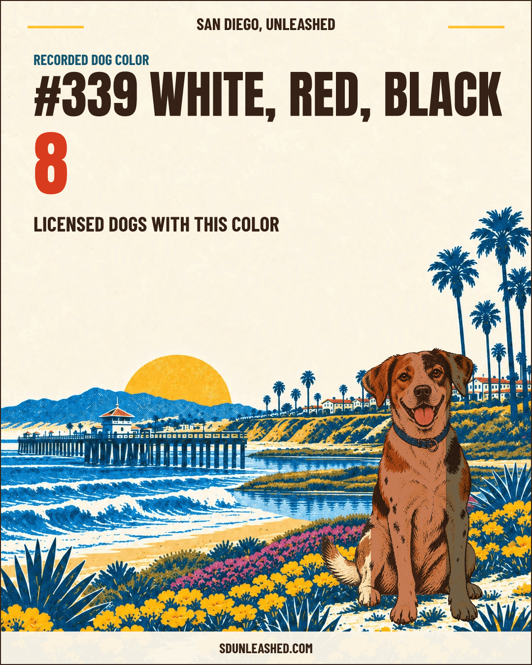 White, Red, Black share card