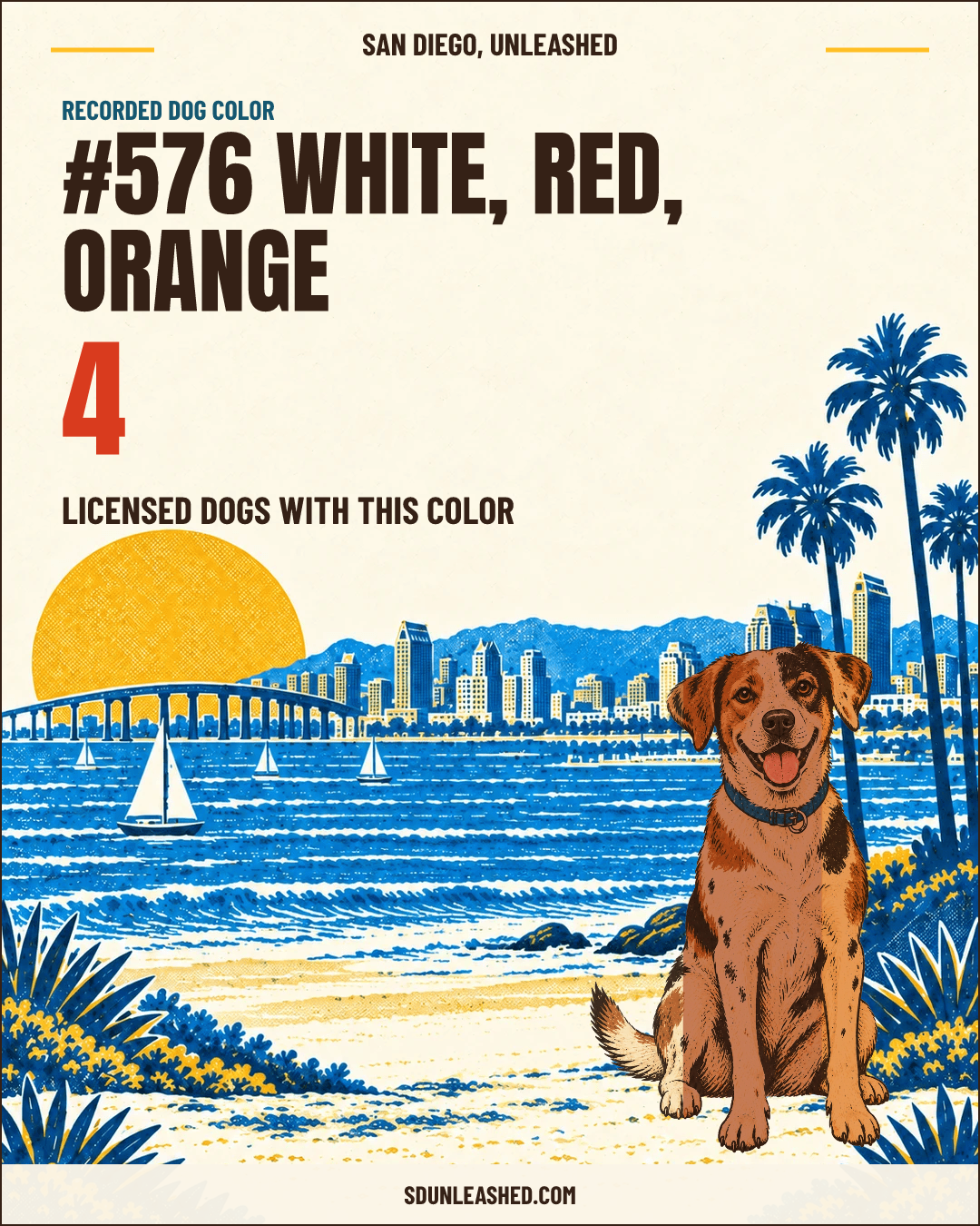 White, Red, Orange share card
