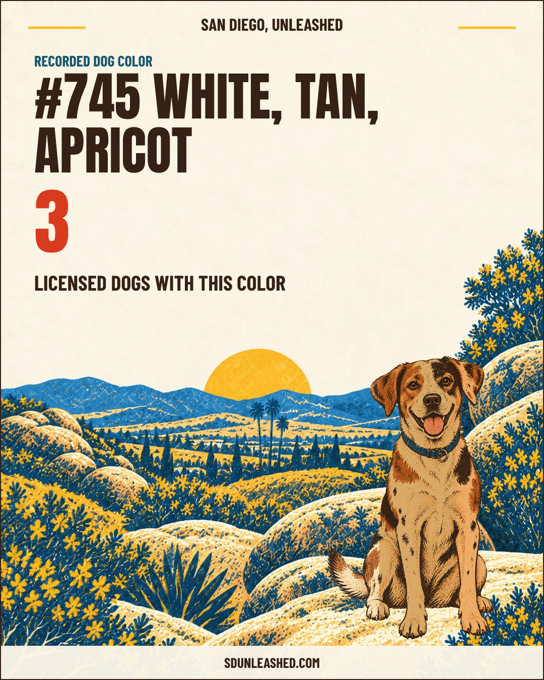 White, Tan, Apricot share card