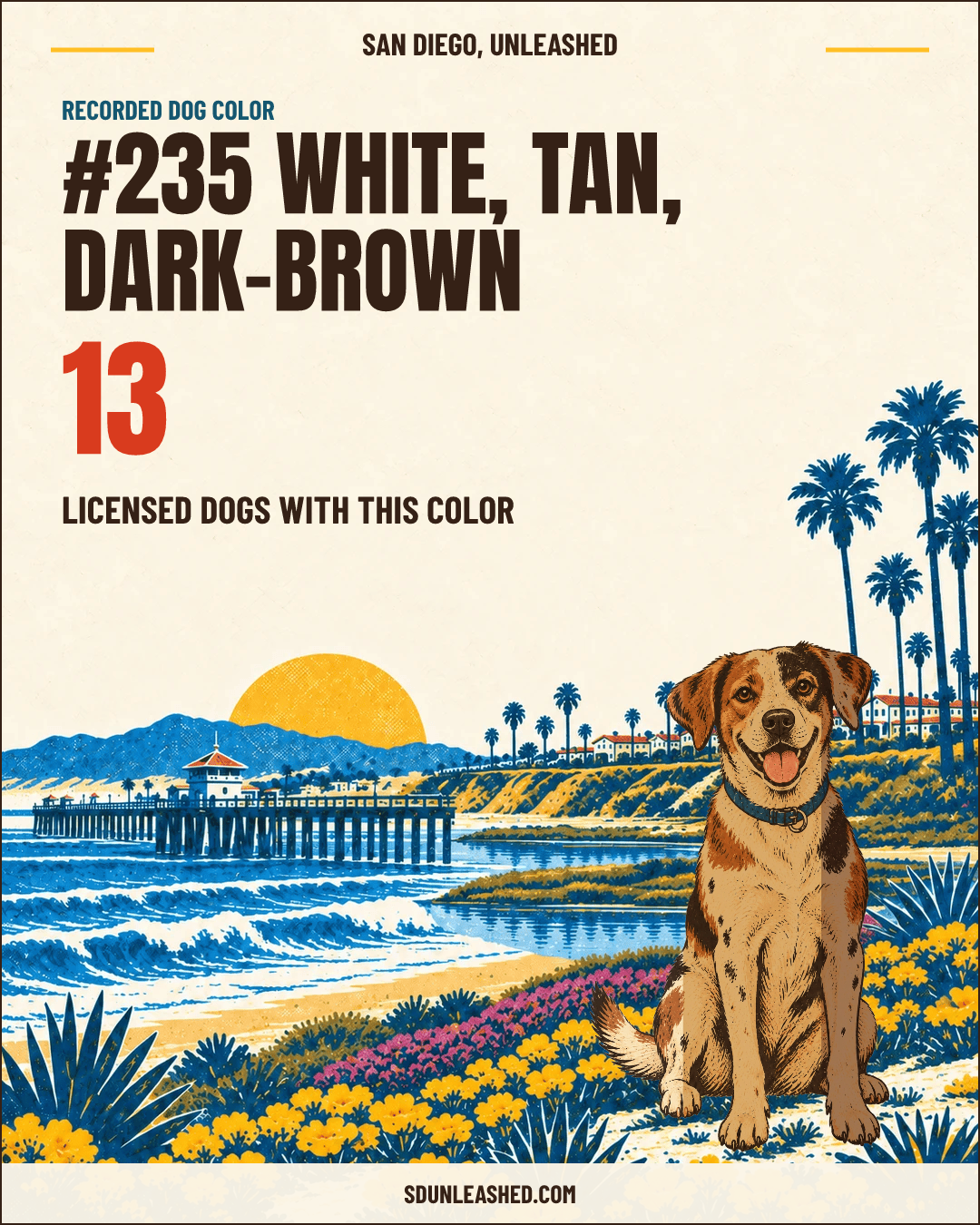 White, Tan, Dark-brown share card