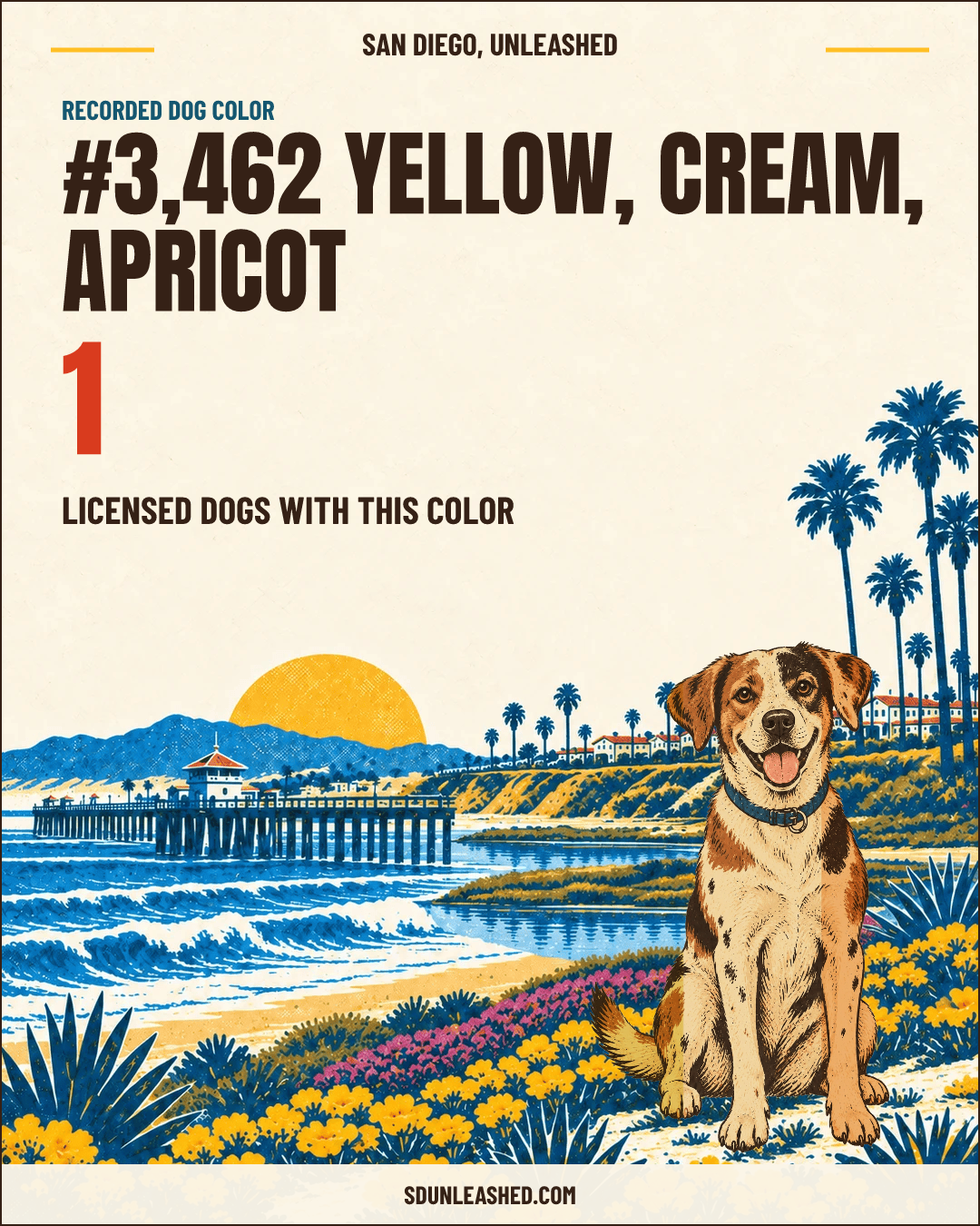 Yellow, Cream, Apricot share card