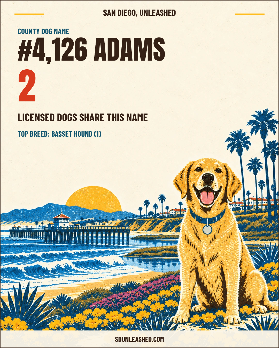 Adams share card