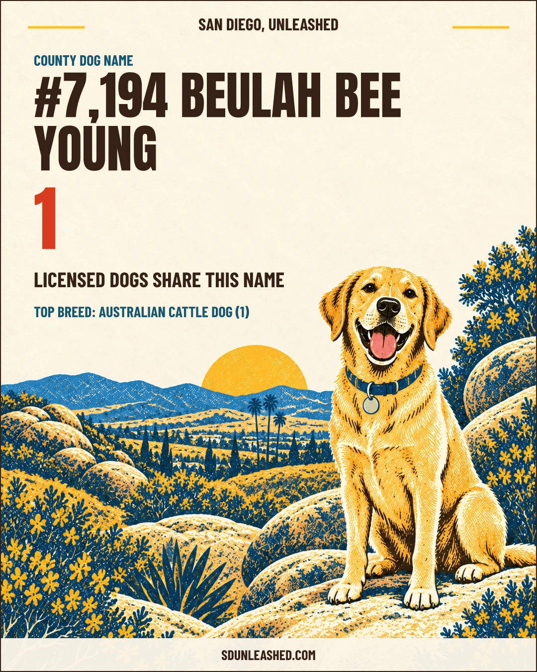 Beulah Bee Young share card