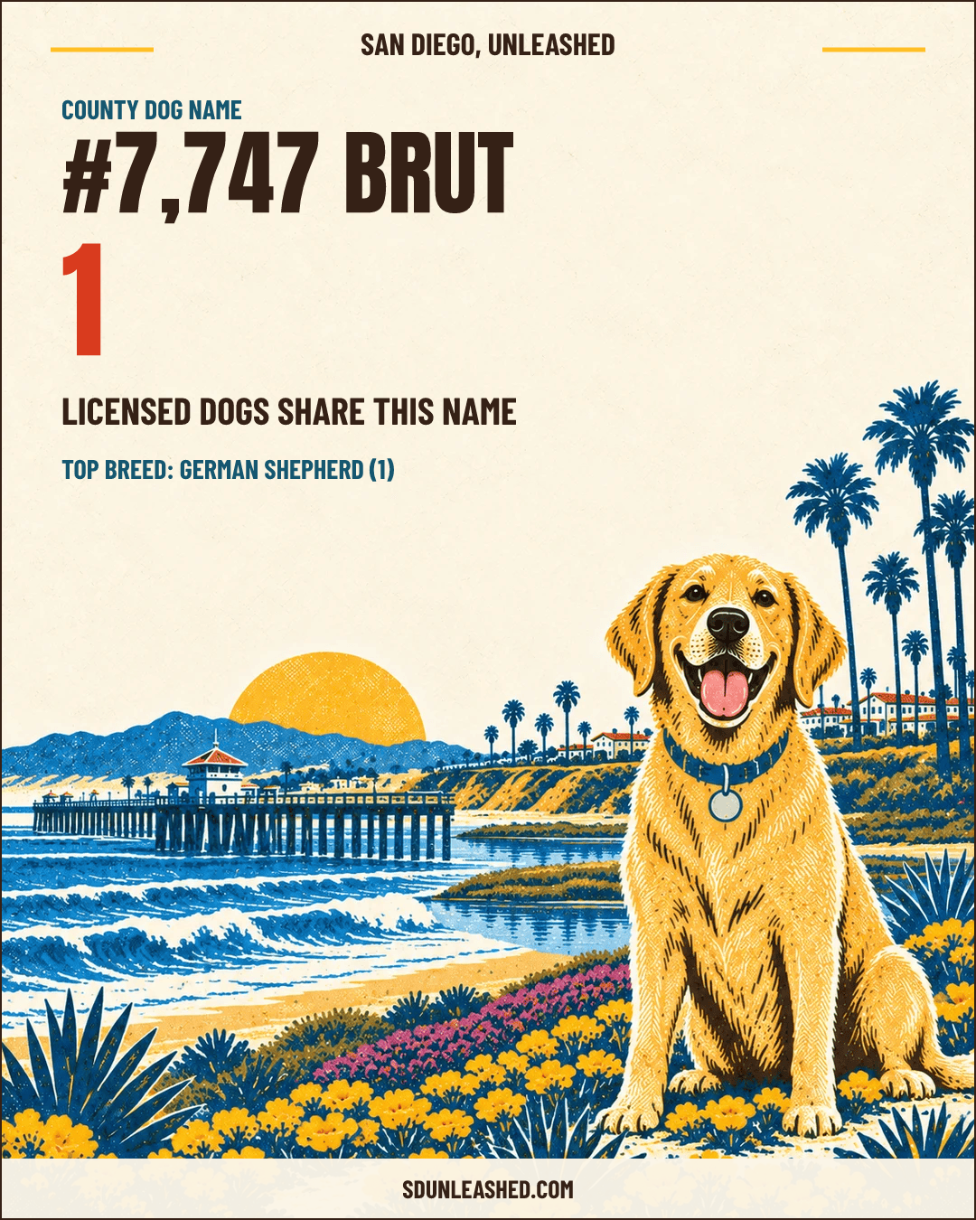 Brut share card