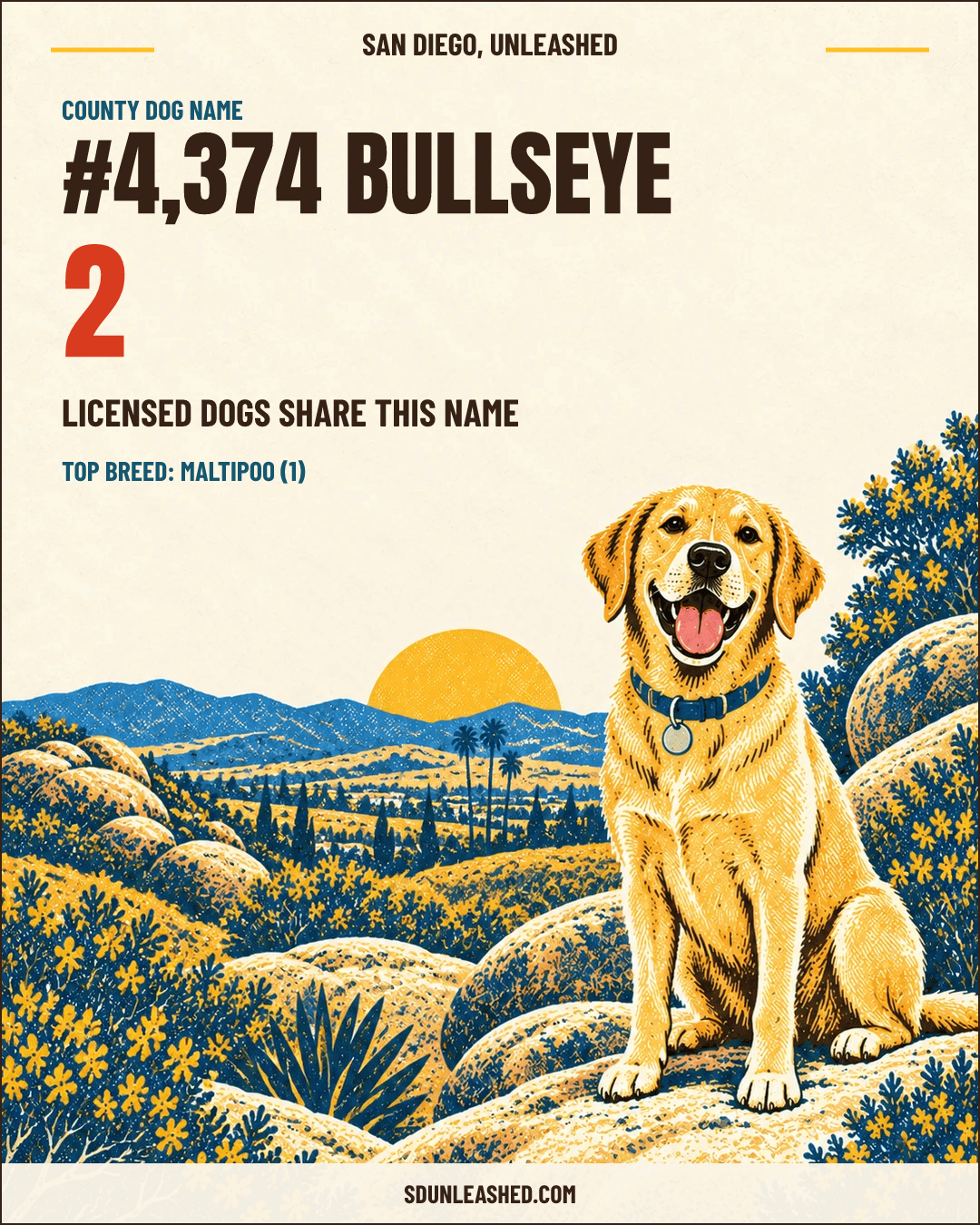 Bullseye share card