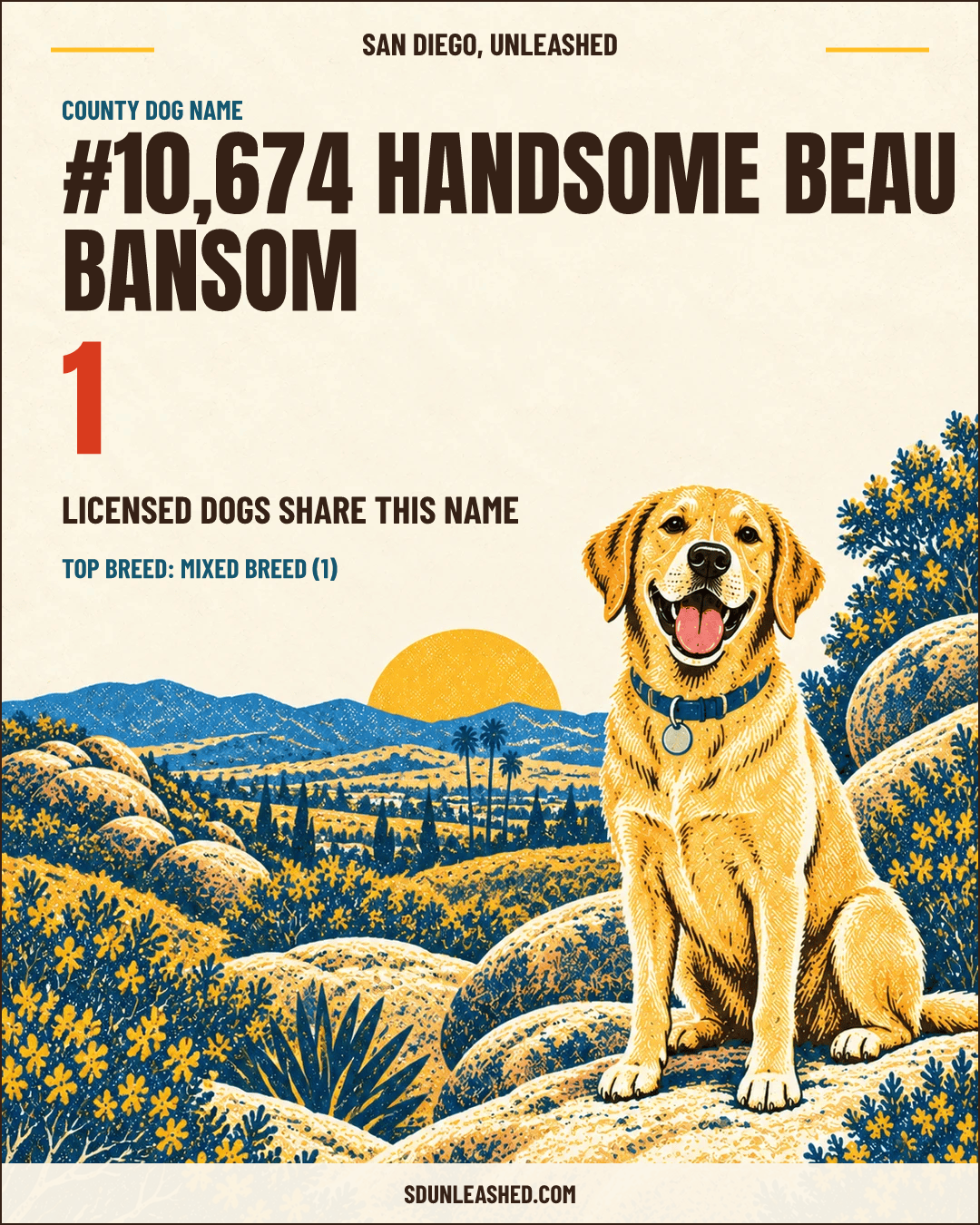 Handsome Beau Bansom share card