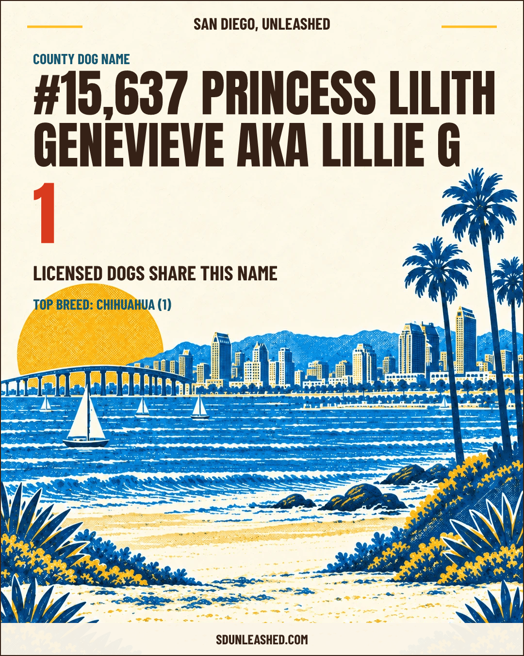 Princess Lilith Genevieve aka Lillie G share card