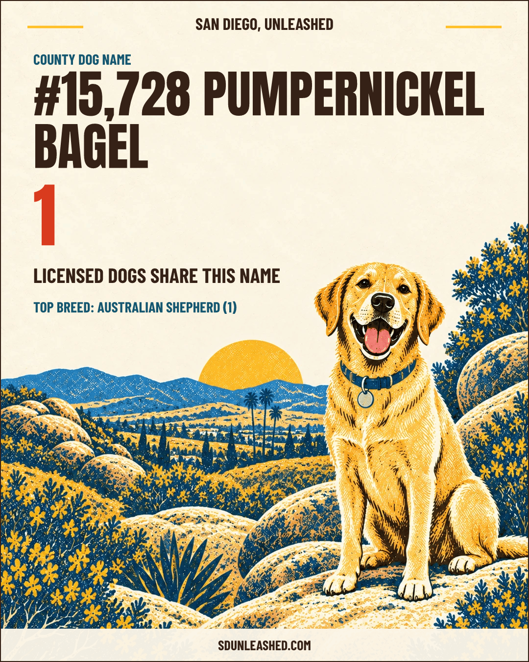 Pumpernickel Bagel share card