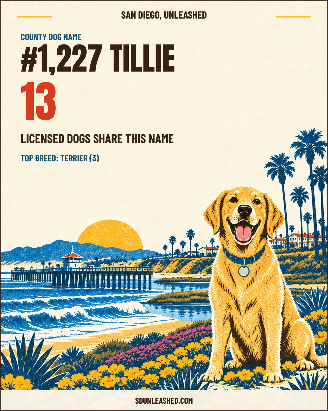 Tillie share card