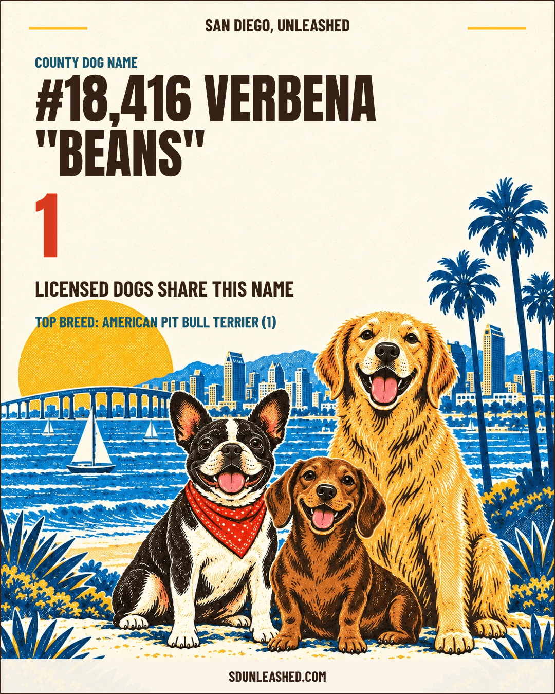 Verbena "Beans" share card