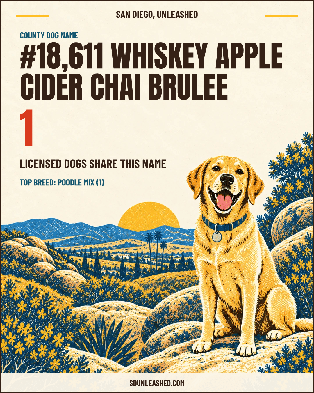 Whiskey Apple Cider Chai Brulee share card